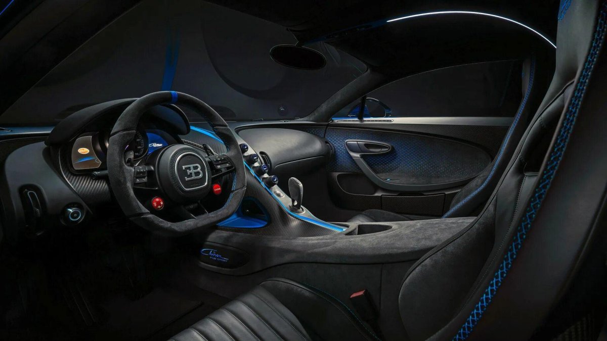 Bugatti Chiron 2020 салон