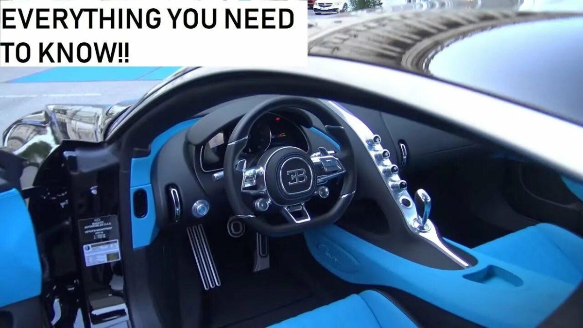 Бугатти Шерон салон