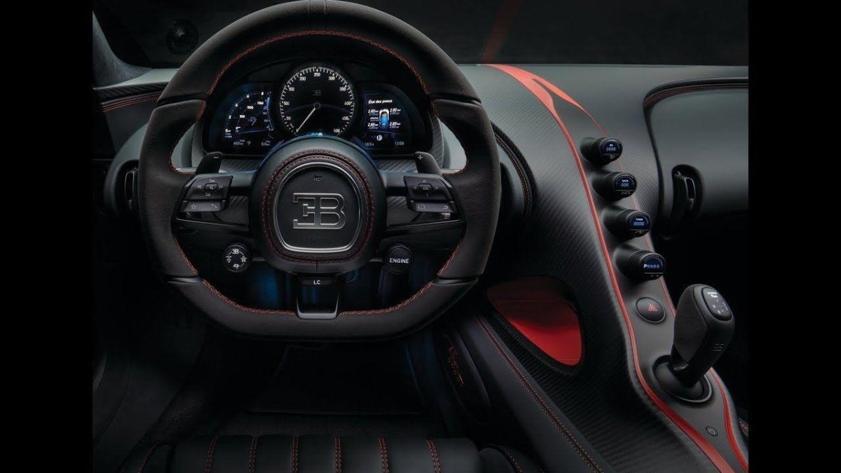 Bugatti Chiron Sport 2018 салон