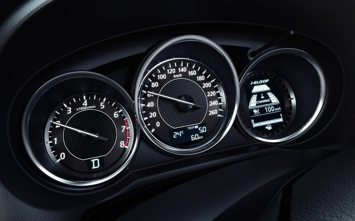 Приборная панель Мазда 6 2014