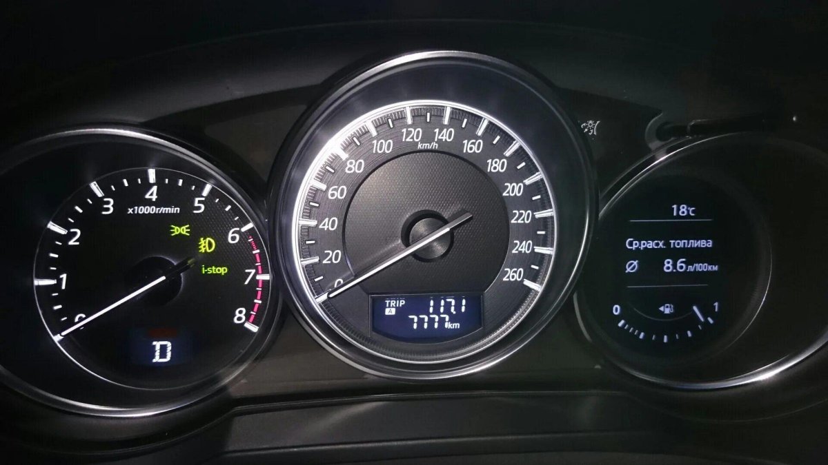 Mazda 6 2.5 спидометр