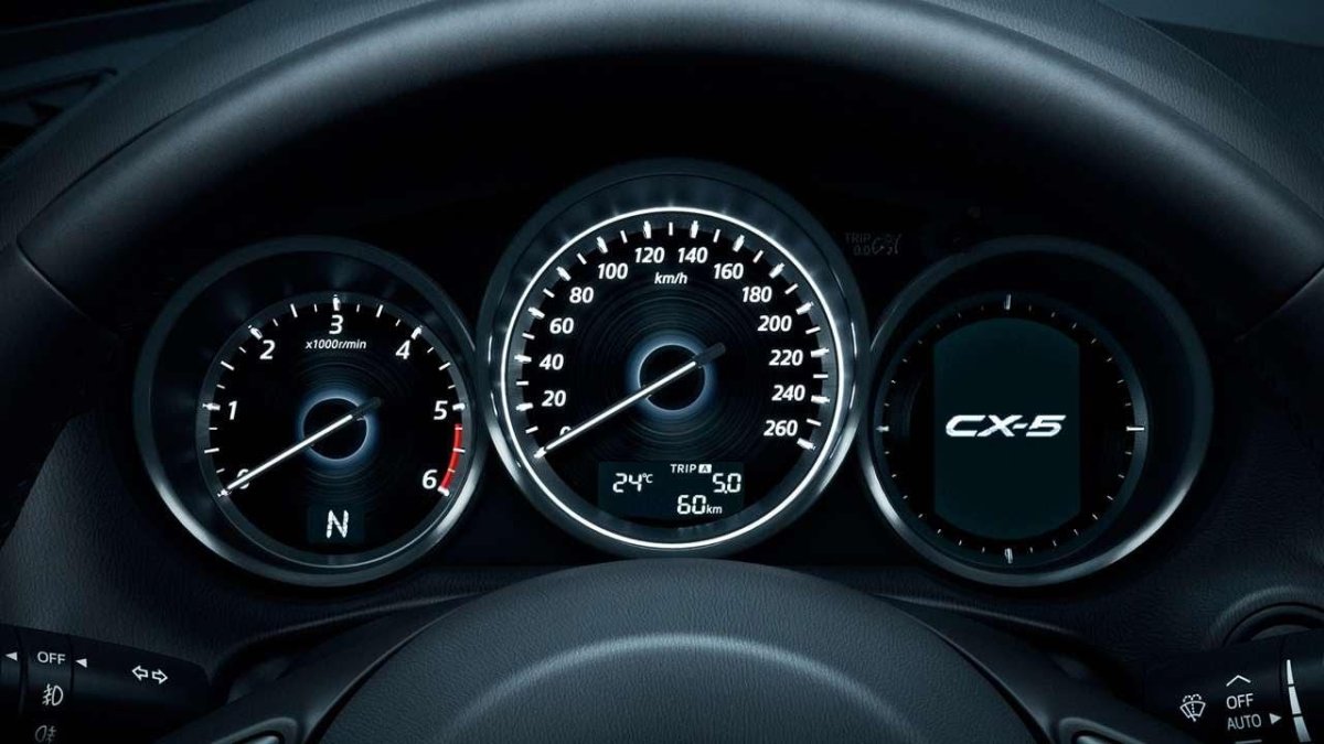Mazda cx5 приборная