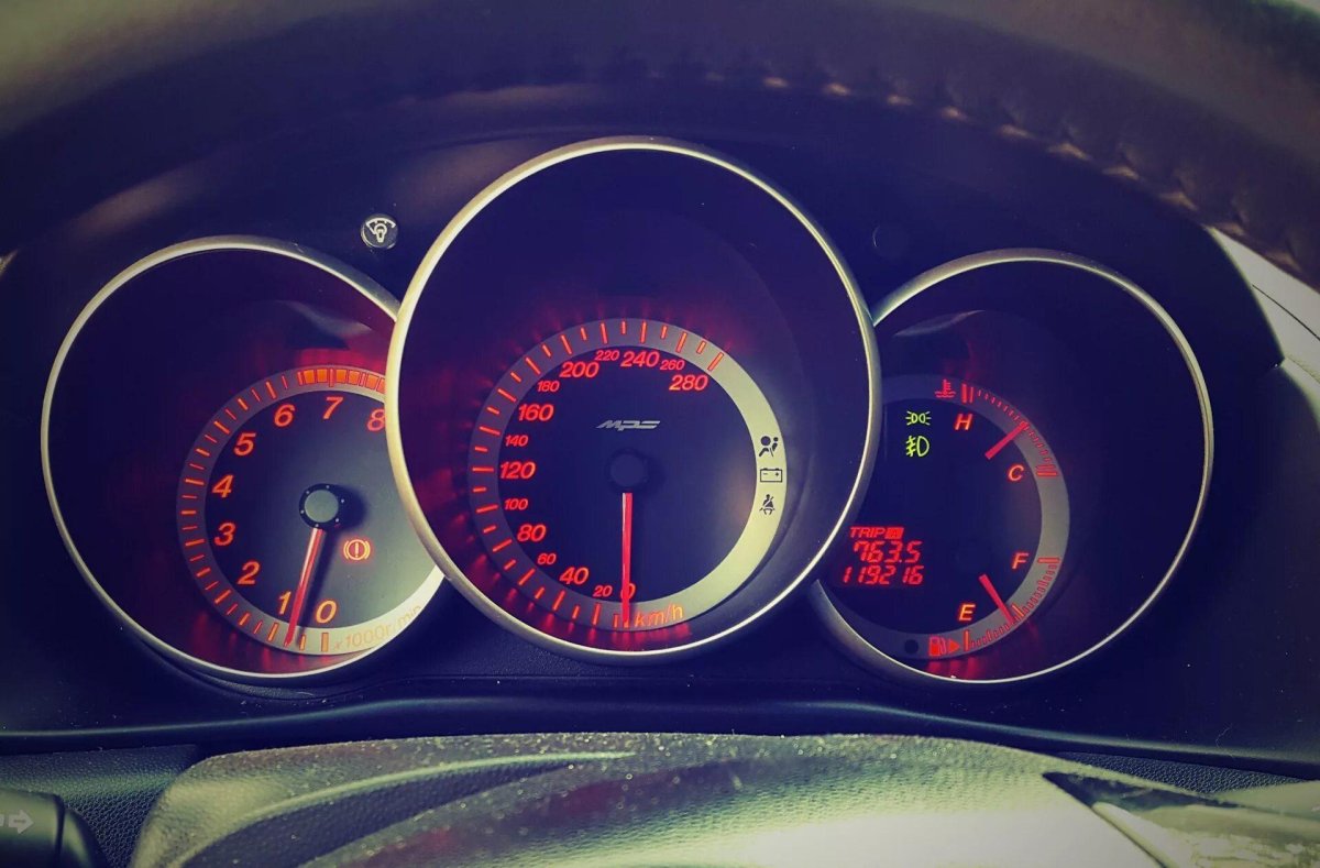 Мазда 3 2008 спидометр