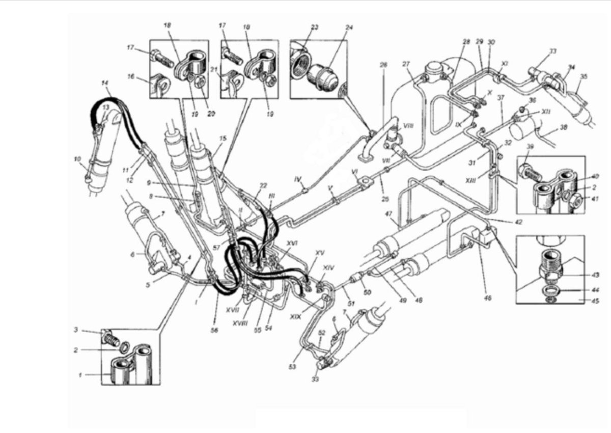 Схема гидравлики экскаватора ЭО 2621