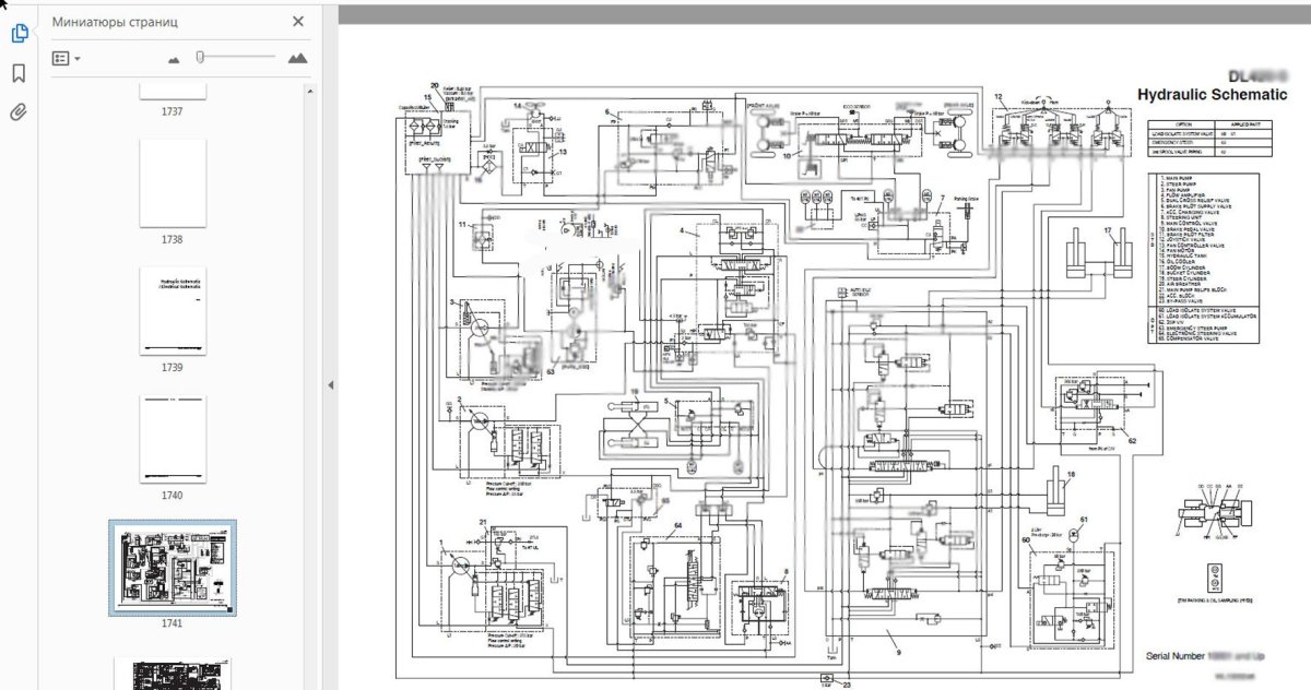 Гидравлическая схема экскаватор Дусан 225