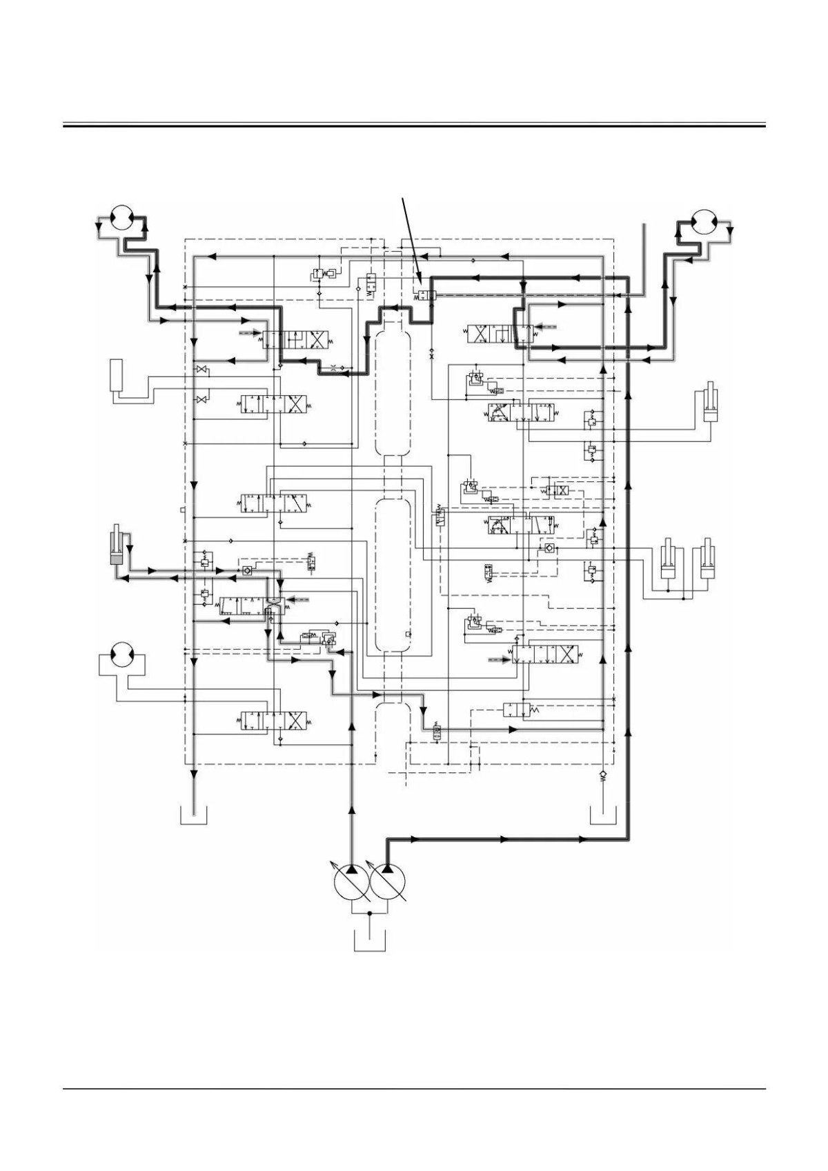 Гидравлическая система экскаватора Хитачи 330