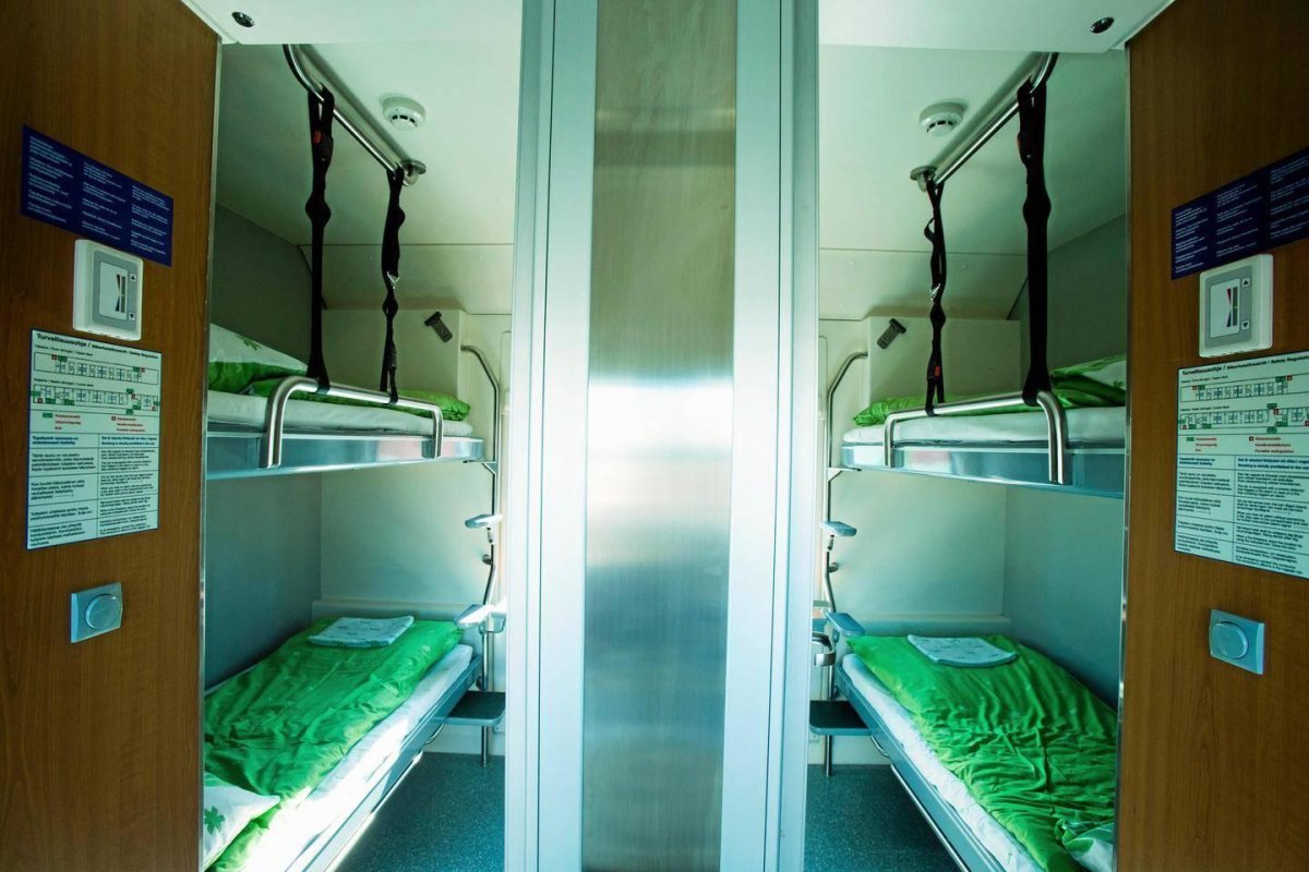 Поезд Хельсинки Рованиеми