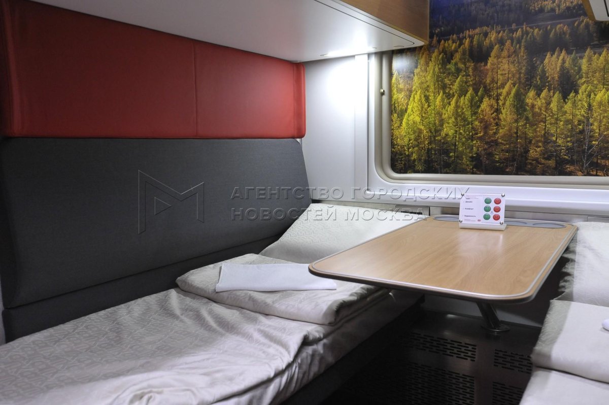 Поезд внутри