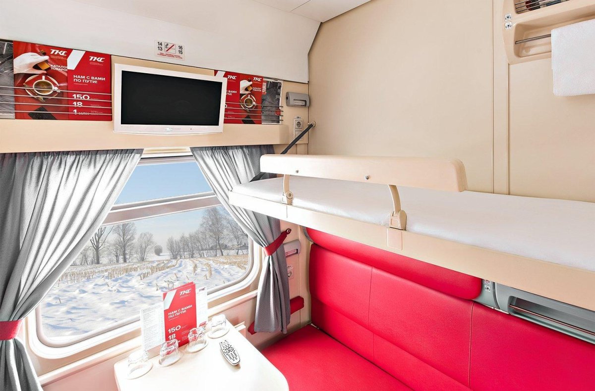 РЖД вагон 2т купе