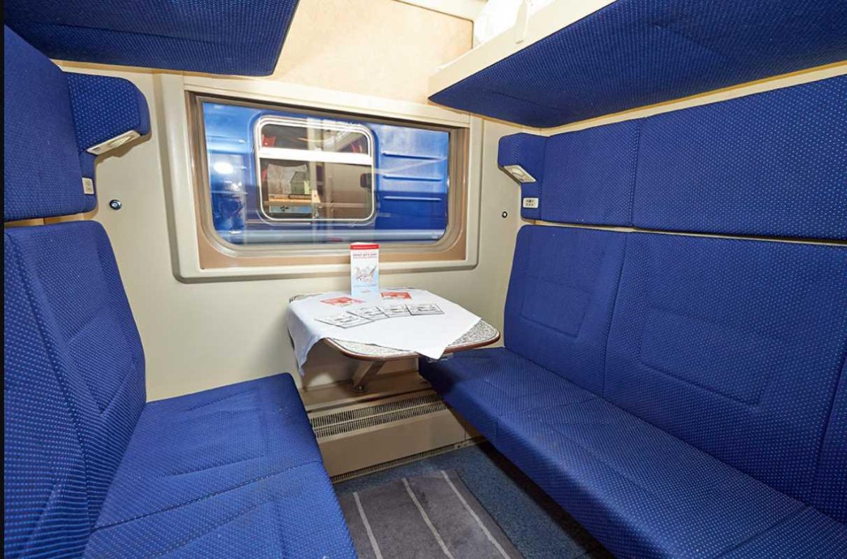 Вагон купе в Северной Пальмире