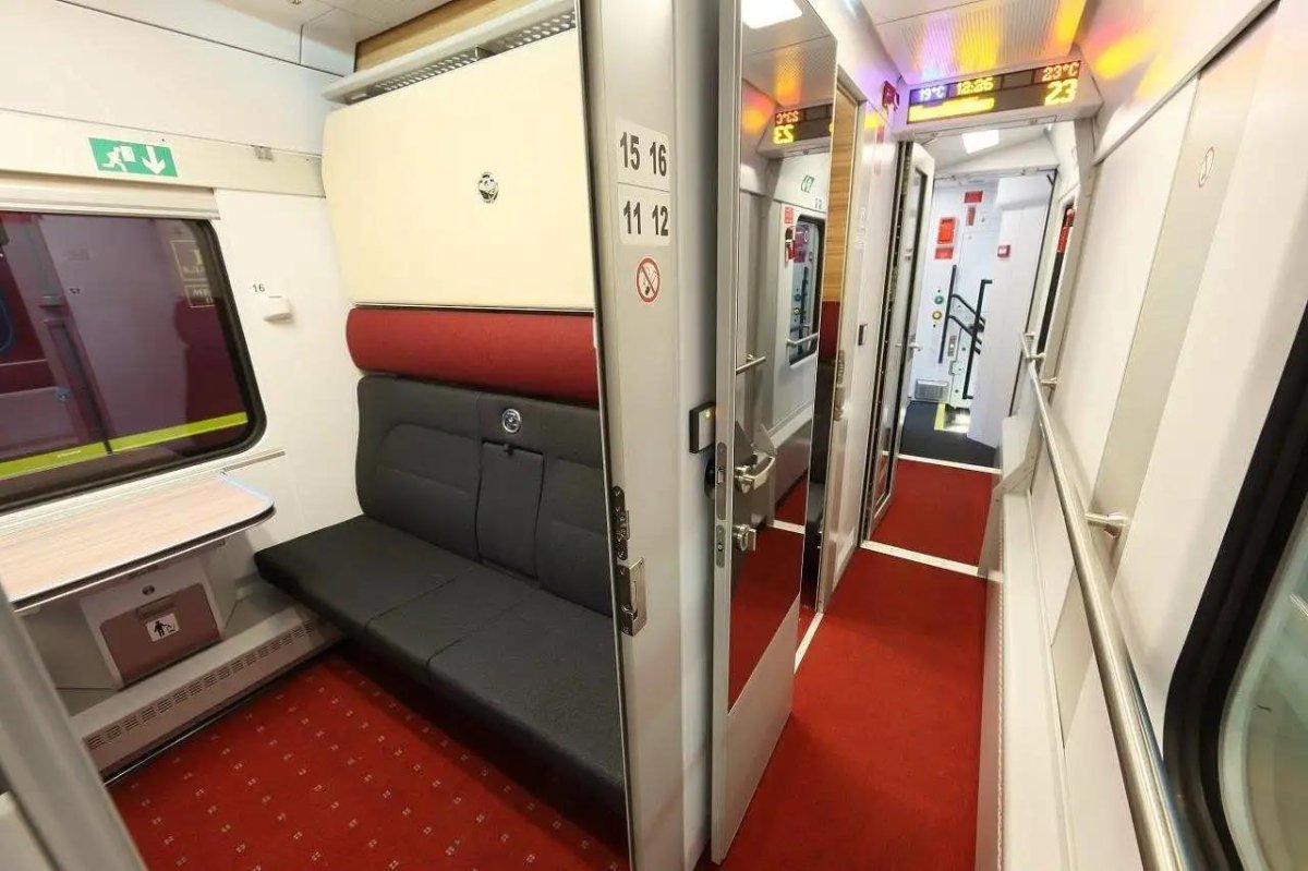 Двухэтажный вагон РЖД купе