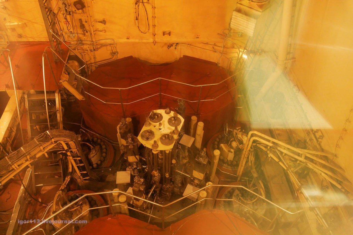 Атомный реактор ледокола Ленин