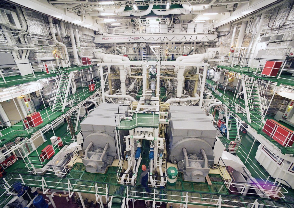 Машинное отделение ледокола Арктика