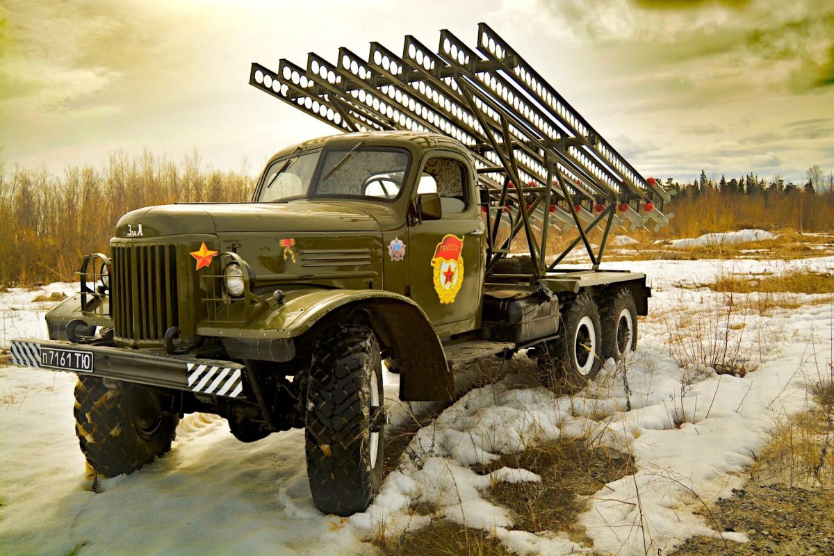 Военный грузовик ЗИЛ 157