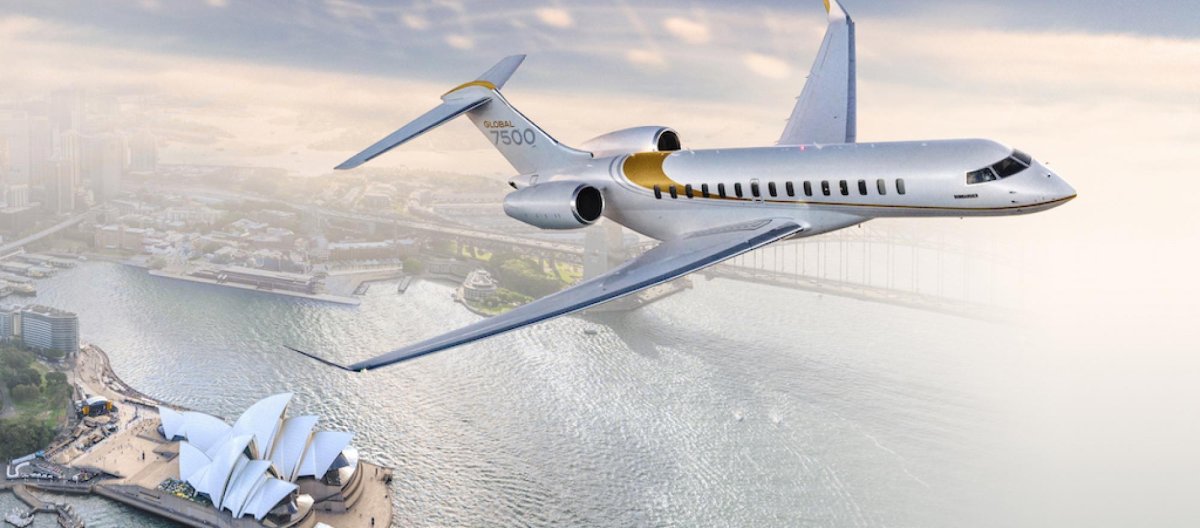 Самолет Bombardier Global 7500