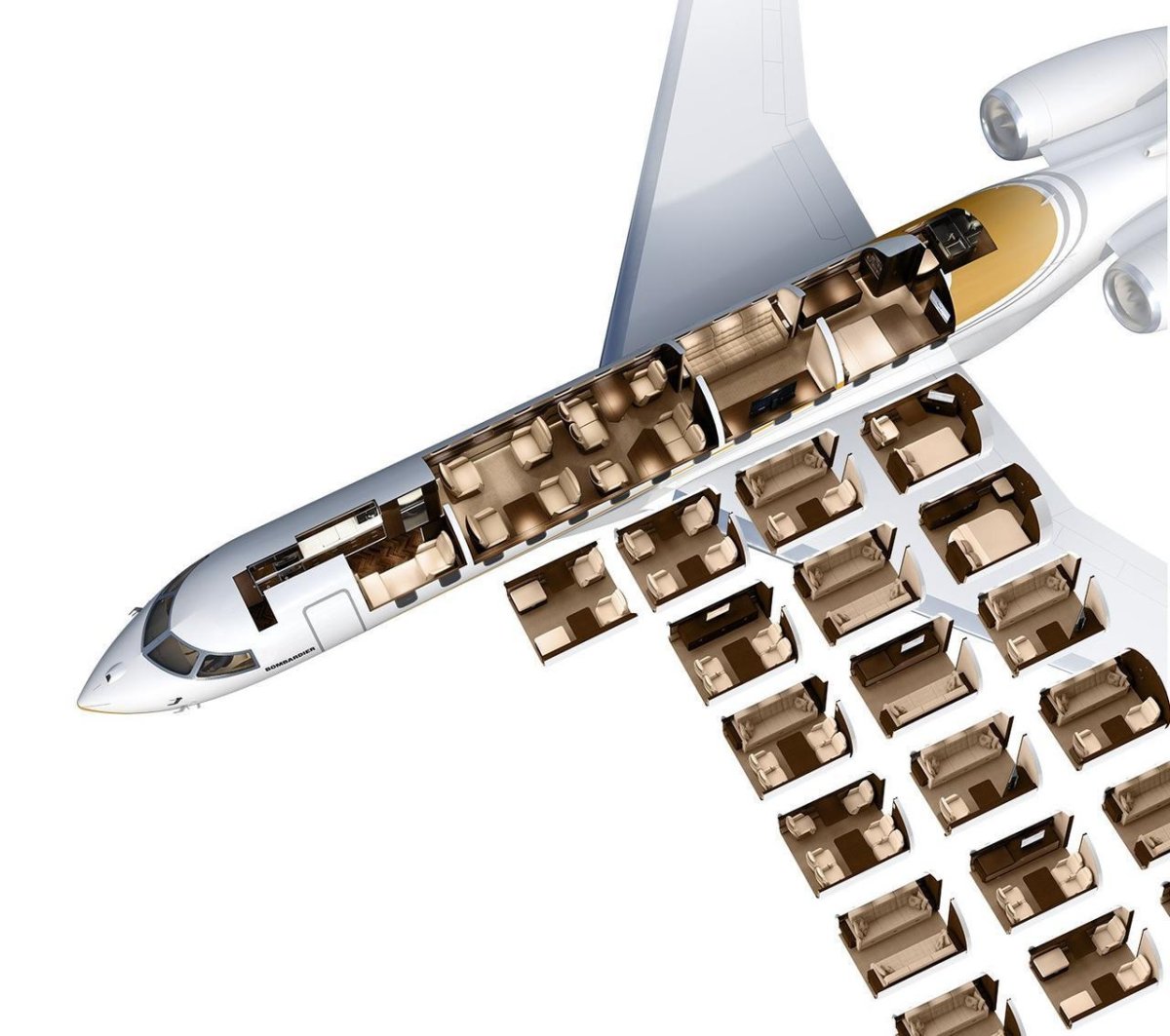 Самолет Bombardier Global 7500