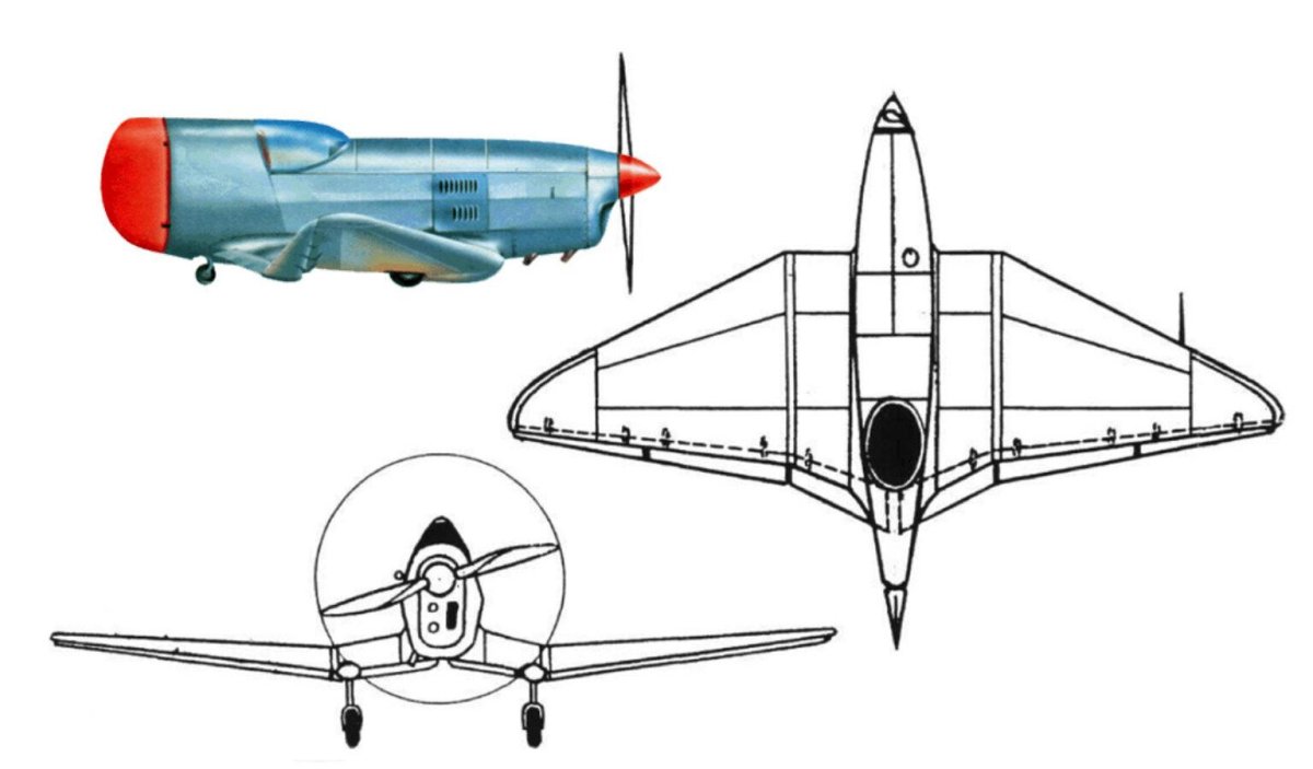 Самолет ф 57 Бартини