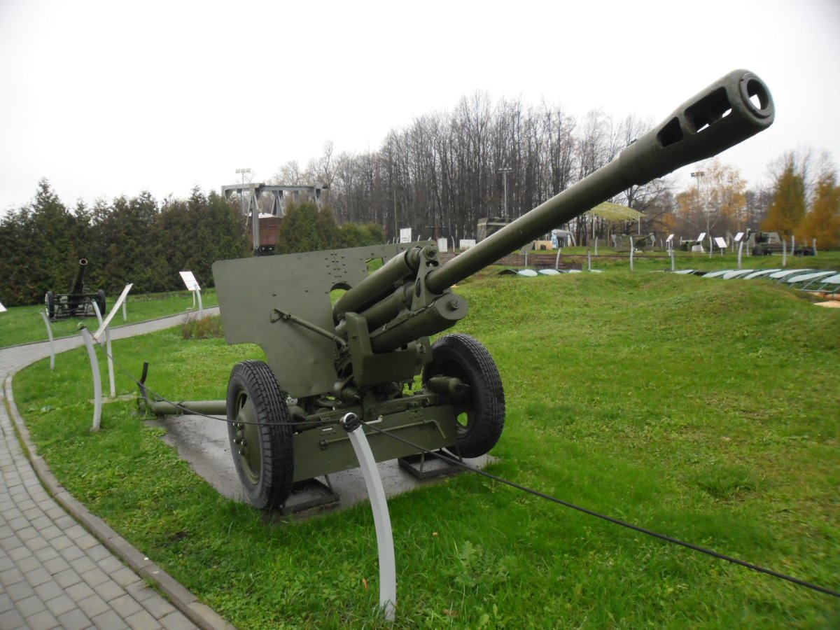 Пушки времен Великой Отечественной войны 1941-1945