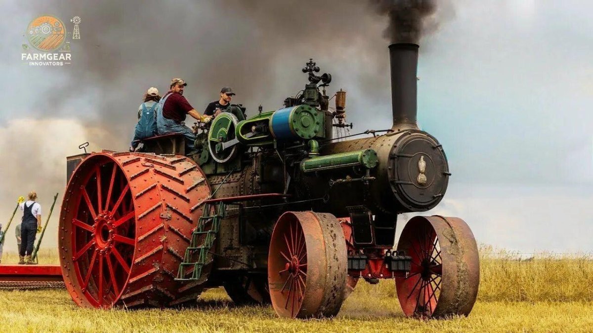 Паровой трактор Гаккель 1934