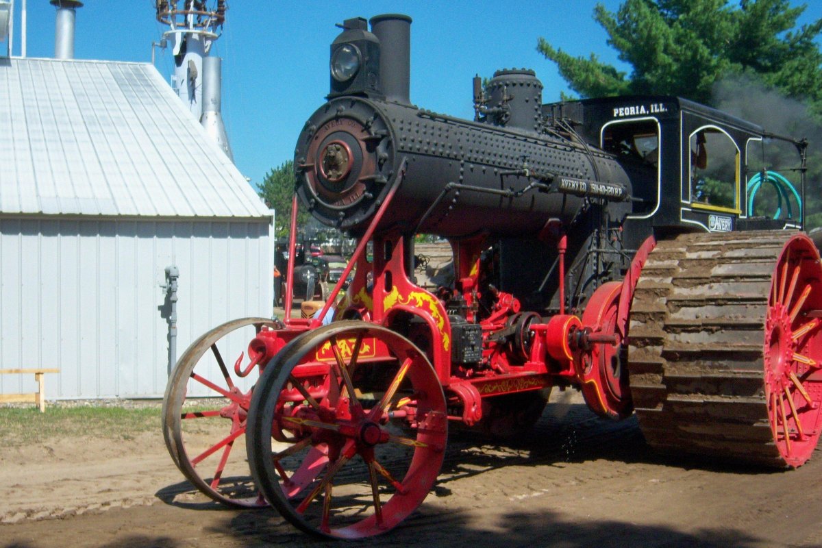 Паровой трактор Гаккель