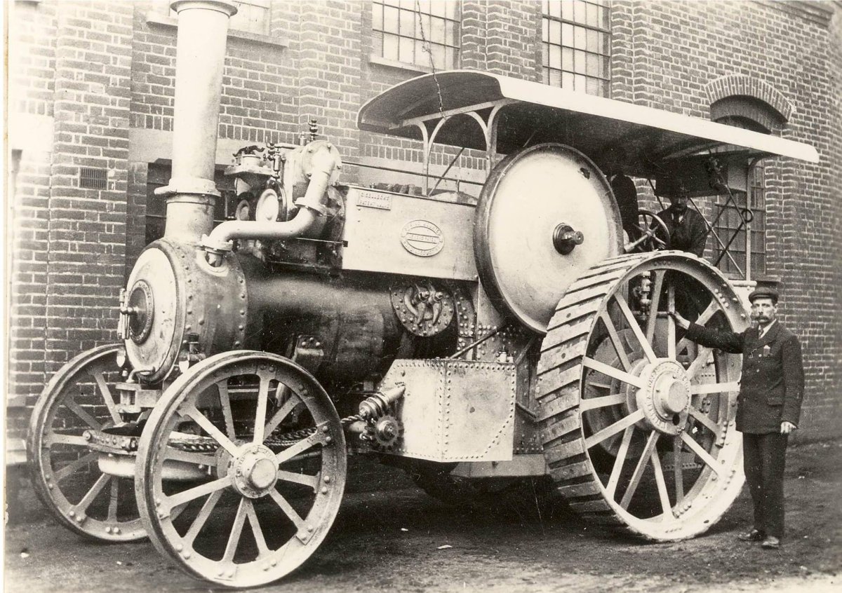 Паровой трактор Гаккель 1934