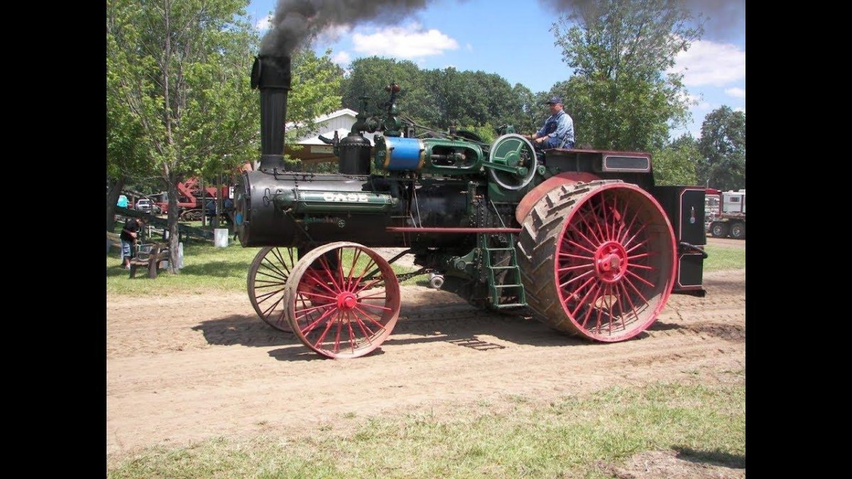 Russell паровые трактора