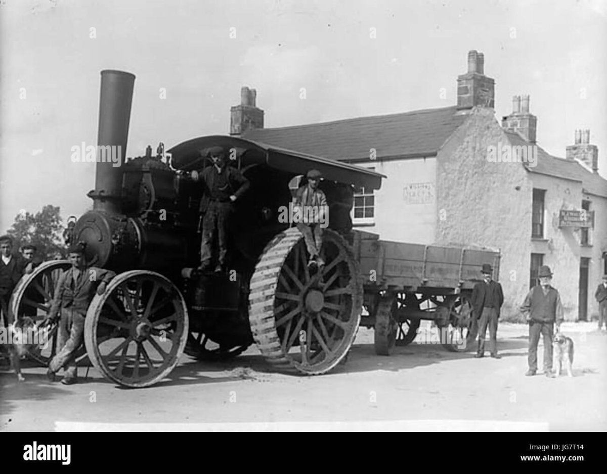 Паровой трактор Фаулер