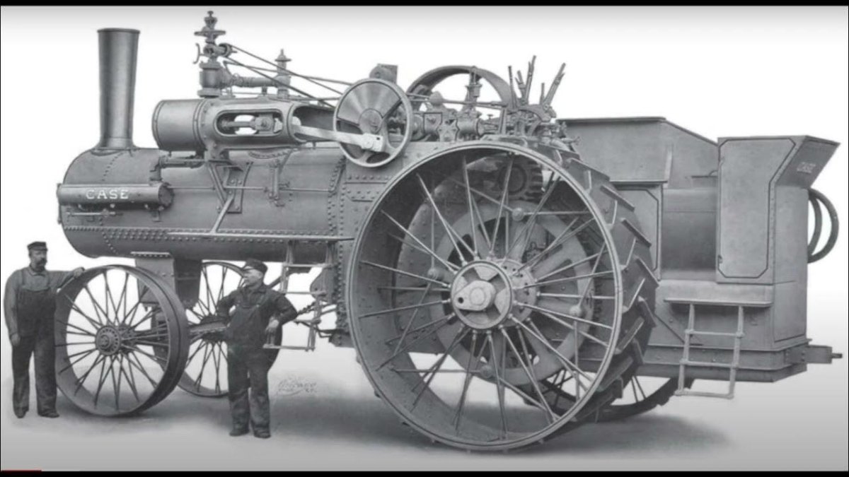 Паровой трактор Case 150 HP