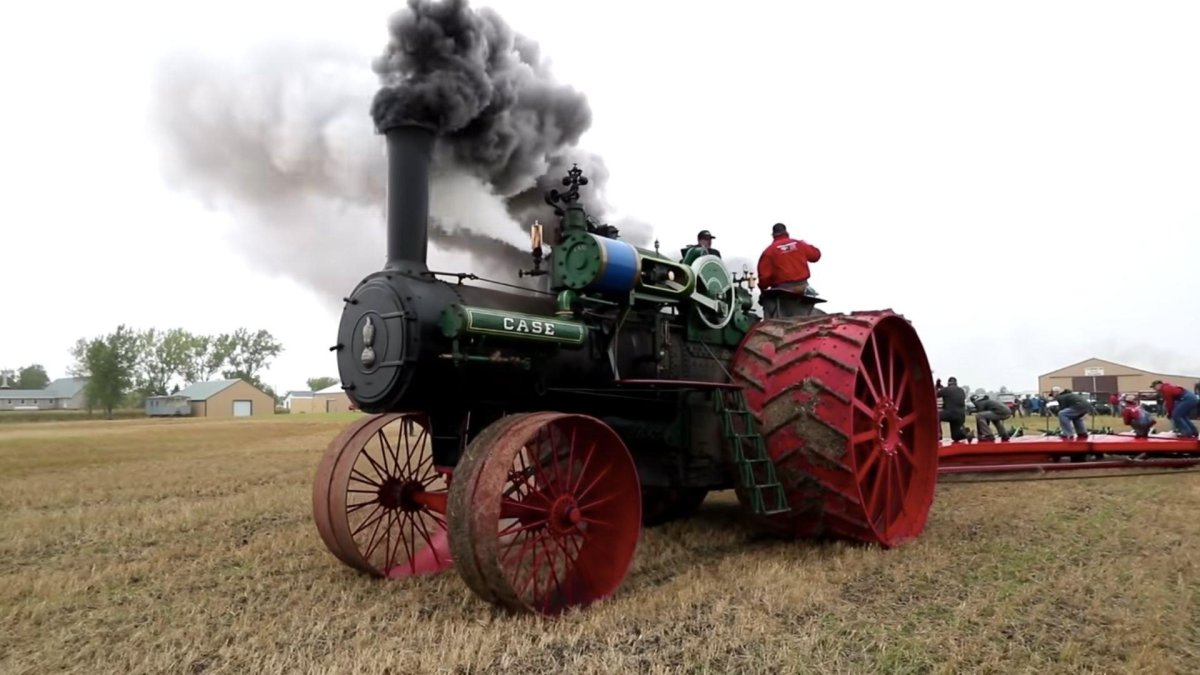 John Deere паровой трактор