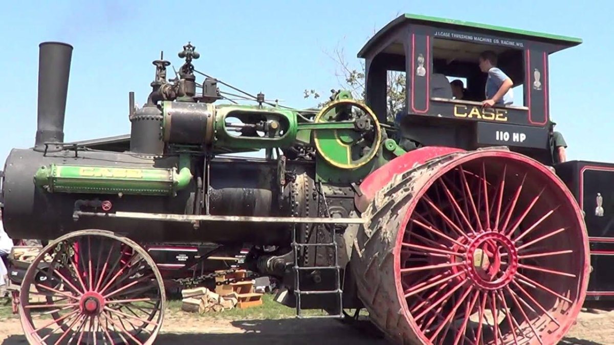 Паровой трактор Хорнсби