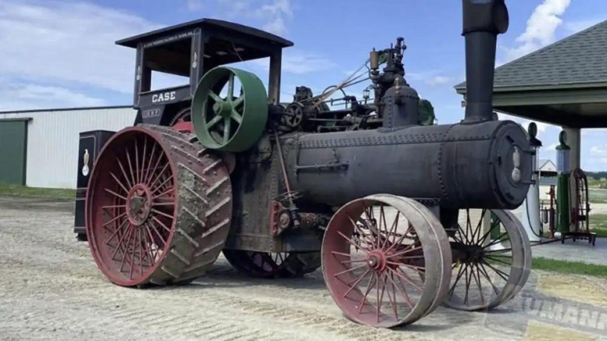 Паровой трактор Гаккель