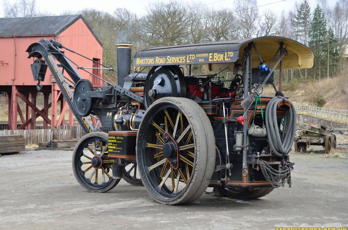 Паровой трактор Хорнсби