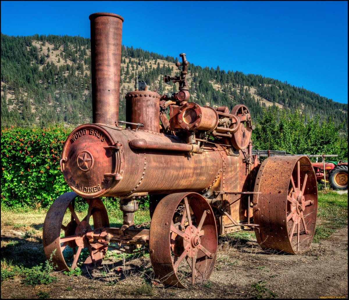 Паровой трактор Фаулер
