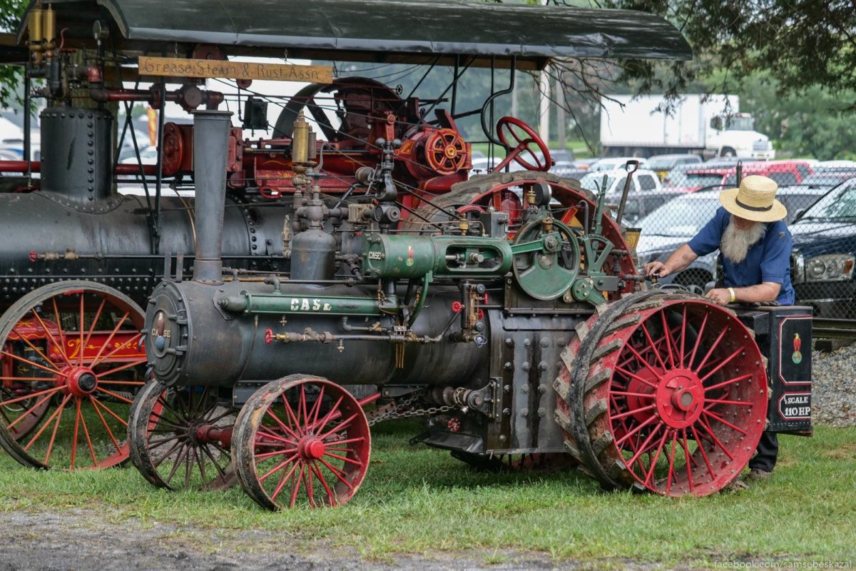 Паровой трактор Гаккель