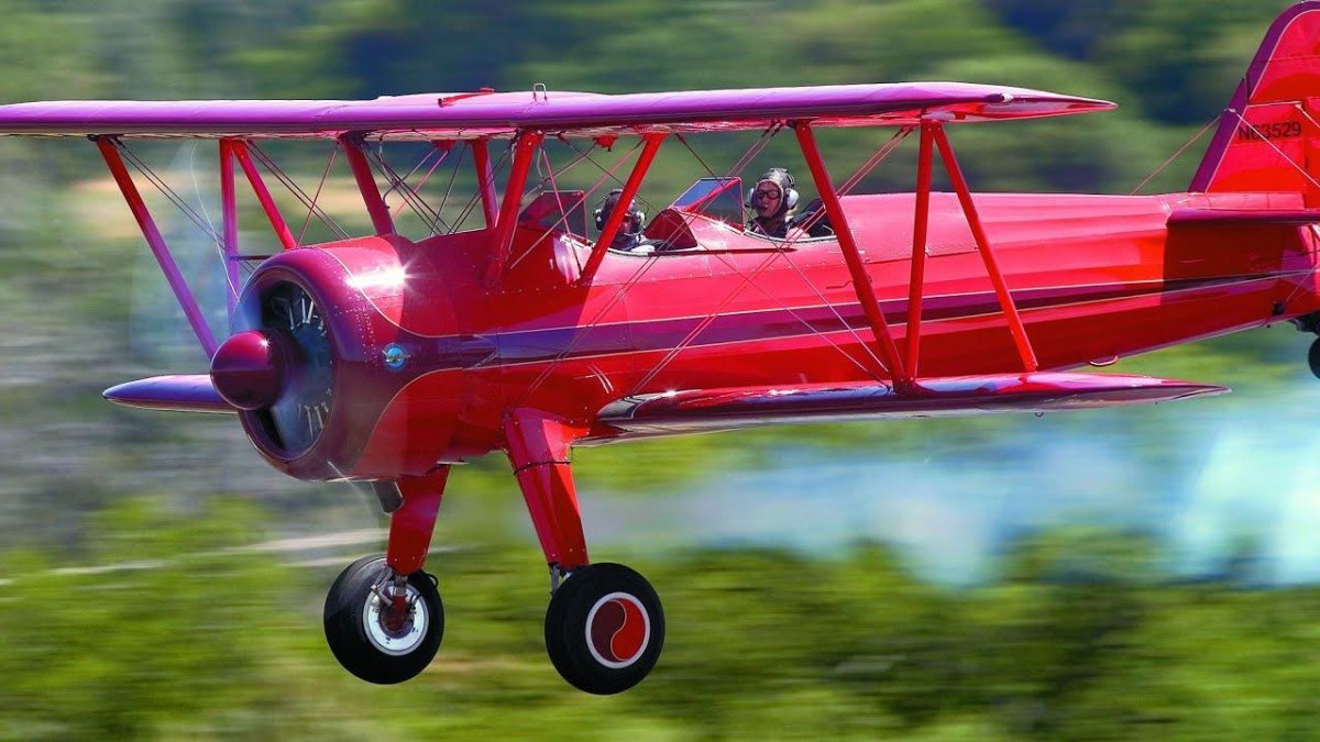 Самолет Пайпер биплан