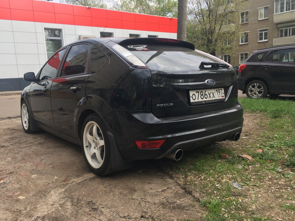 Форд фокус 2 хэтчбек дорестайл черный