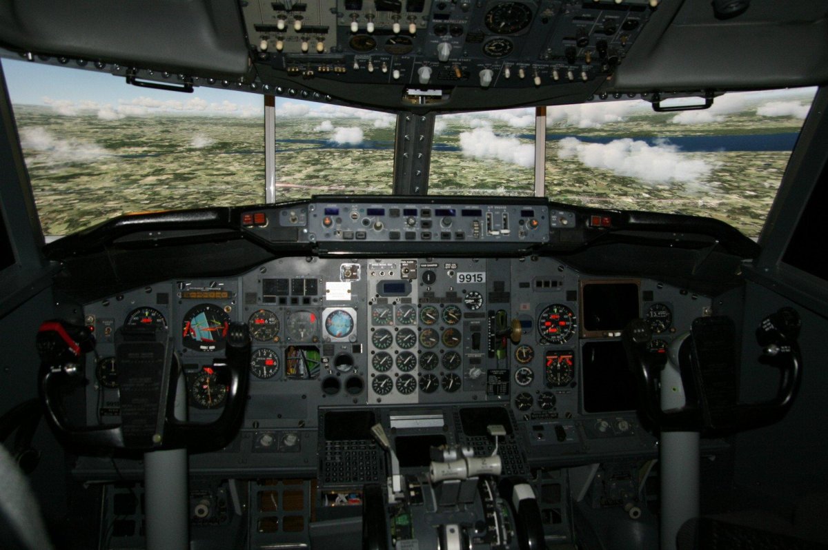 Boeing 737-500 кабина