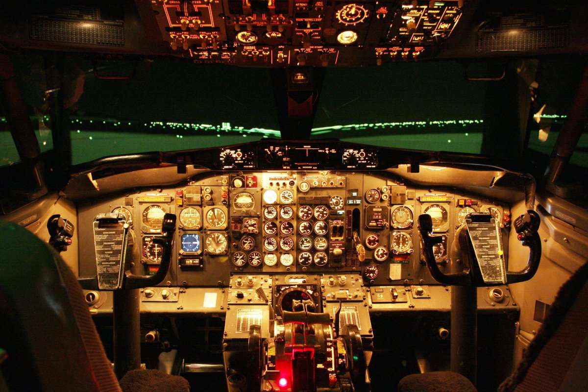 Boeing 737 кабина