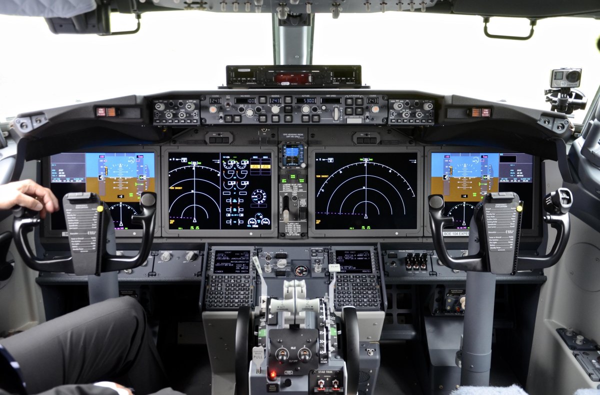 Boeing 737 кабина