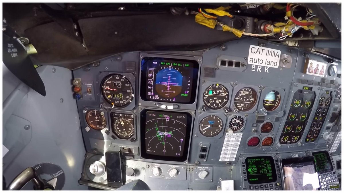 Boeing 737-500 кабина