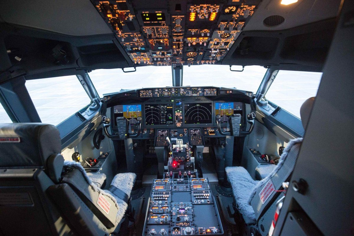 Boeing 737 Max кабина