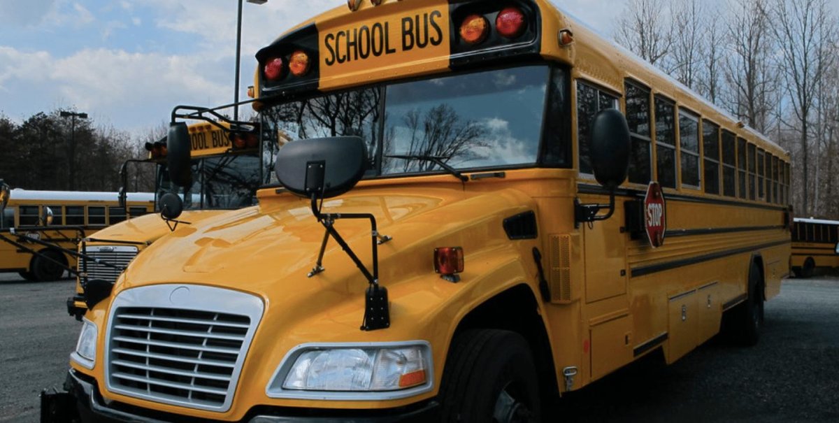 Школьный автобус в Нью-Йорке