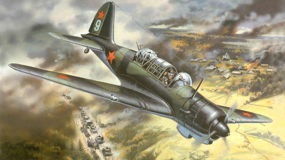 Самолет-бомбардировщик Су-2