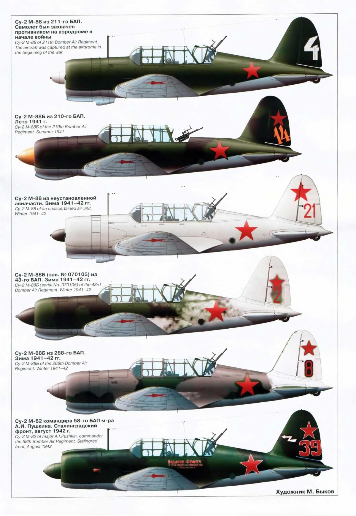 Су-2 бомбардировщик чертежи