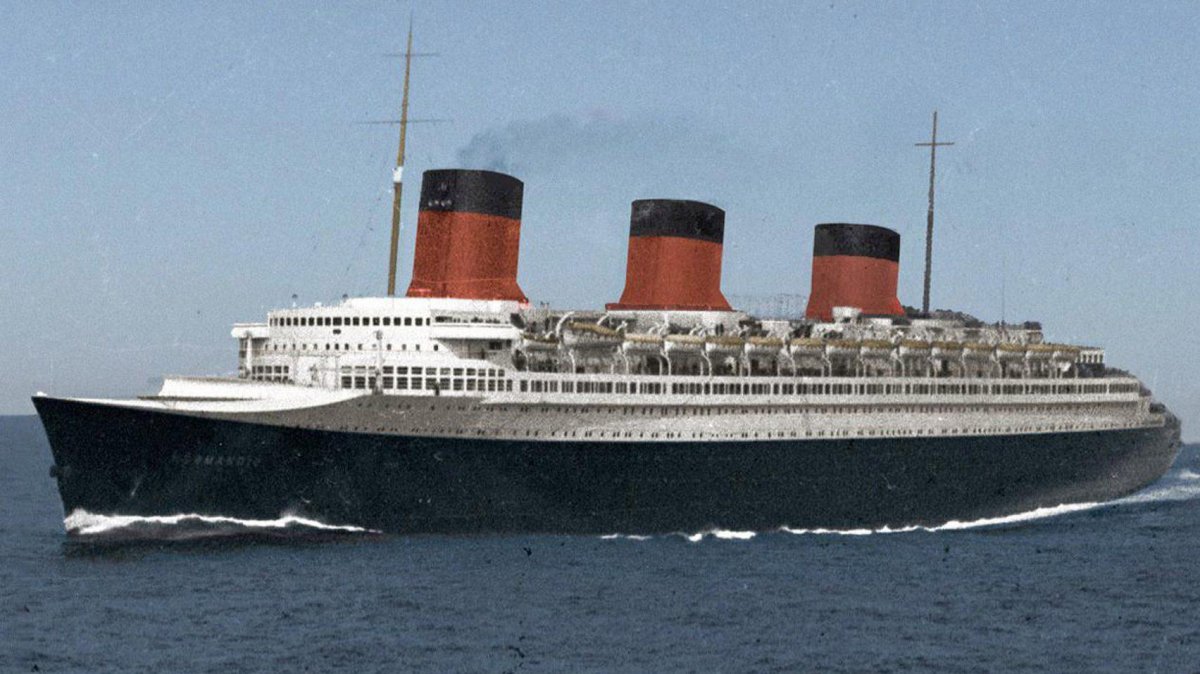 Пароход Нормандия 1935