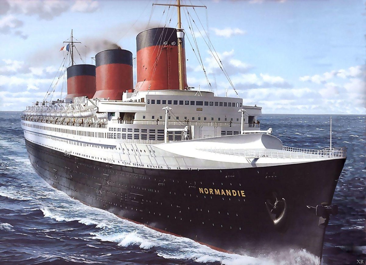 Пароход Нормандия 1935