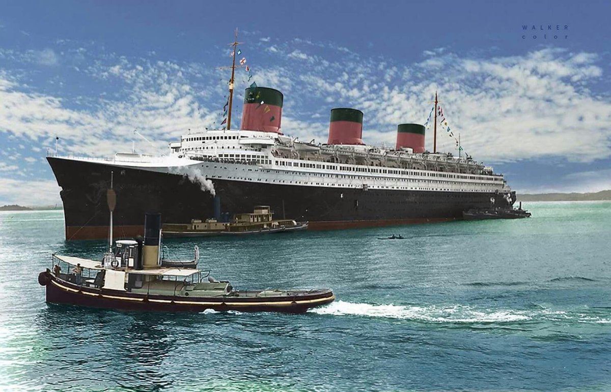 Лайнер Нормандия 1935