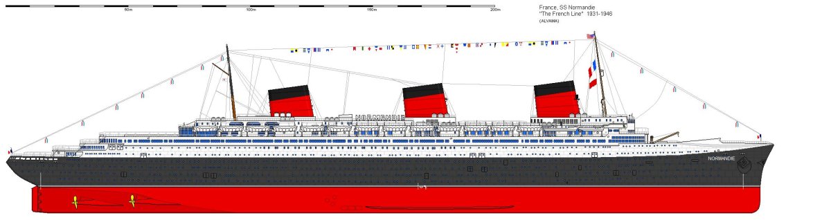 Лайнер Нормандия 1935