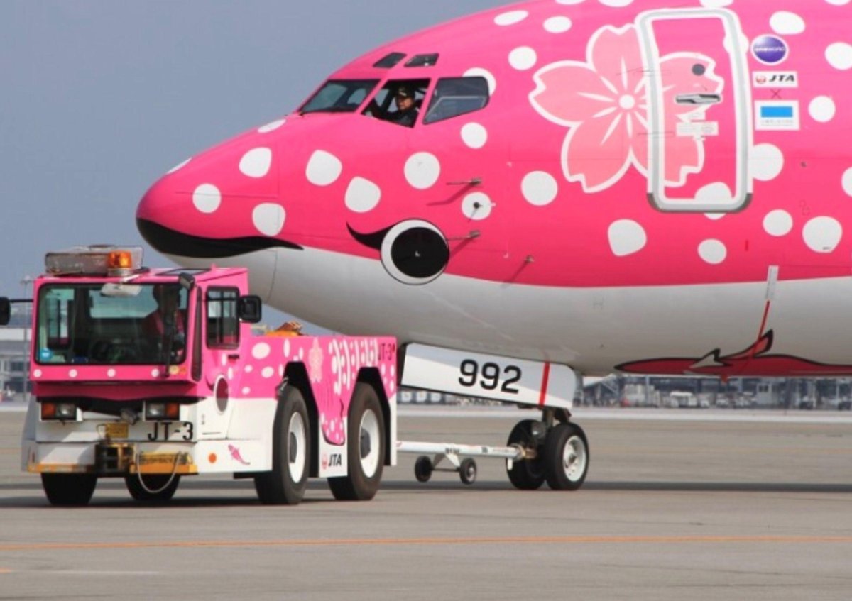 Розовый самолет