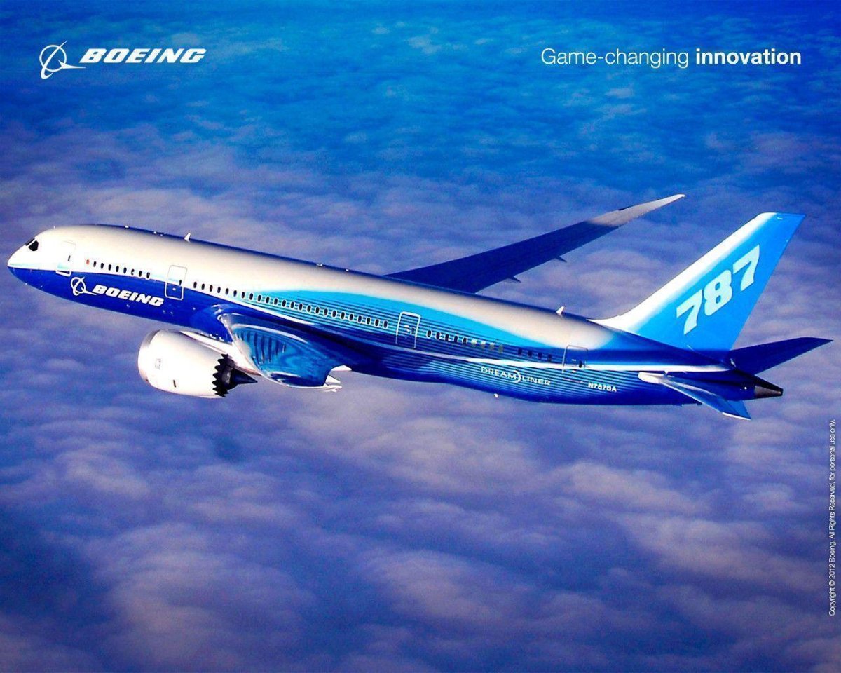 Самолет Боинг 787